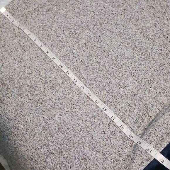 Natural Reflections, Size L, Heathered Grey, Lightweight Sweater with 3/4 Sleeve - Picture 8 of 9